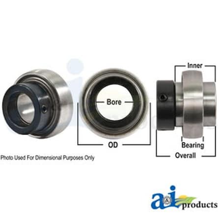 Aftermarket Bearing, Ball Spherical W Collar, ReLubricatable A-G1114KRRB-P